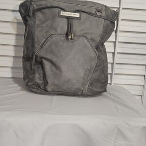 Petunia Pickle Bottom Backpack Gray Leatherette